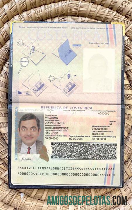 Look fotográfico do passe Costa Rica exemplo